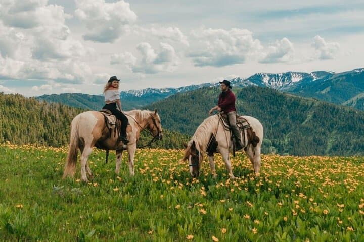 Half-Day Willow Creek Ranch Horseback Ride with Lunch and Teton Views photo 2