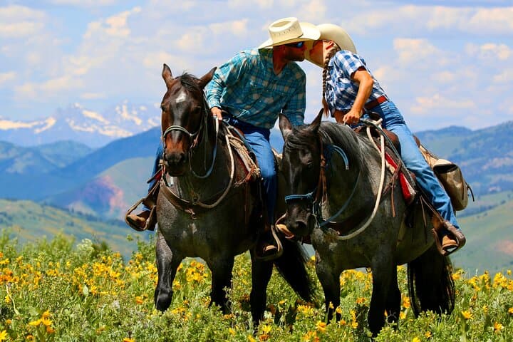 Half-Day Willow Creek Ranch Horseback Ride with Lunch and Teton Views