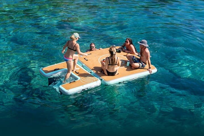 St. Thomas Inflatable Dock Rental — 7x7 Floating Platform with Delivery photo 5