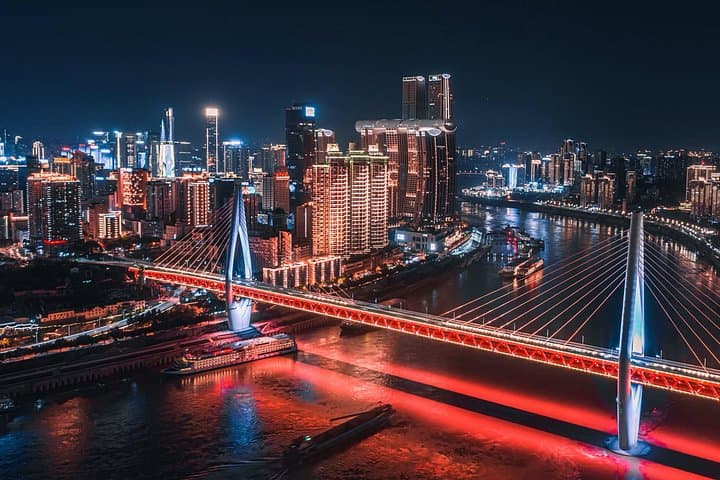 Chongqing Private Car City Walk — Kuixinglou, Liziba & Riverside Night Views