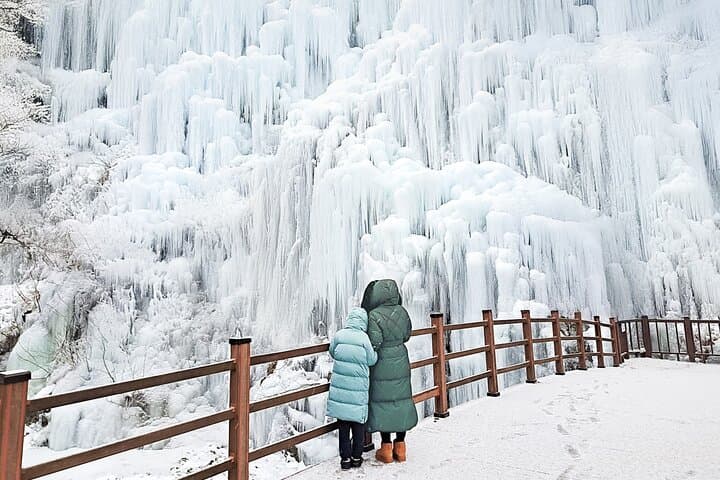Seoul Day Trip: Eobi Ice Valley, Nami Island & Hanbok Experience (Rail Bike or Strawberry Option) photo 2