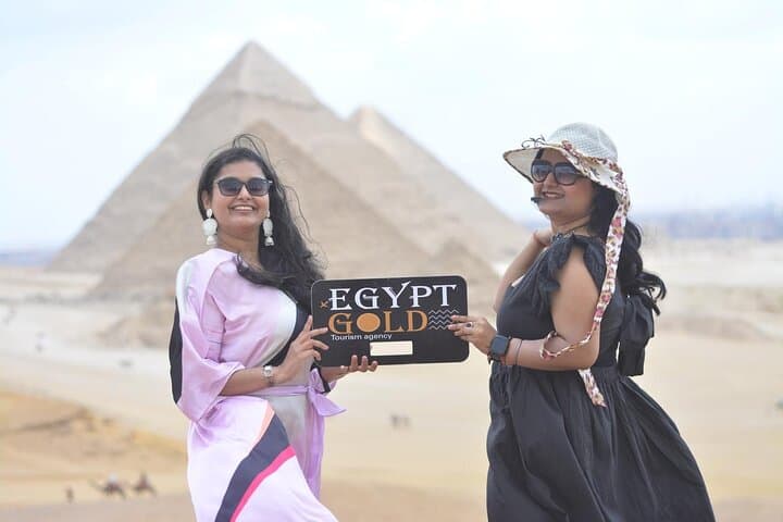 Giza Pyramids & Sphinx Half-Day Tour: Camel Ride, Lunch & Inside Pyramid