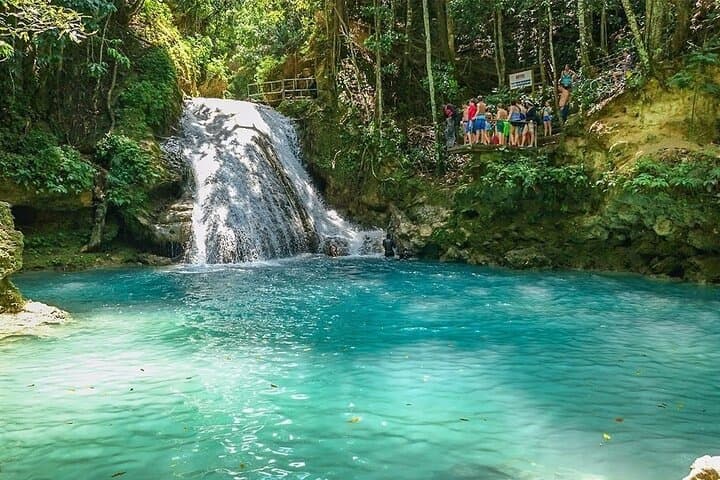 Ocho Rios Blue Hole Waterfalls, Lunch & Beach Tour — Swim, Swing and Shore Time photo 3