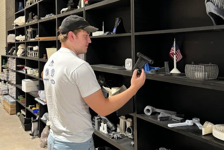 Inside re:3D — Austin Gigabot Factory Tour and 2‑ft Rocket Experience photo 3