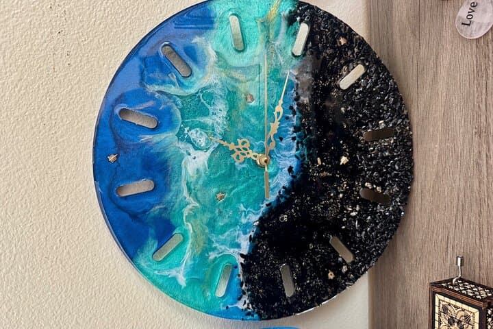 Maui Epoxy Resin Ocean Clock Workshop — Make a Wave-Inspired Timepiece photo 5