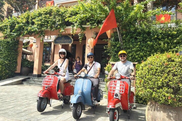 Vintage Vespa Ride Through Hoi An Countryside with BBQ Lunch