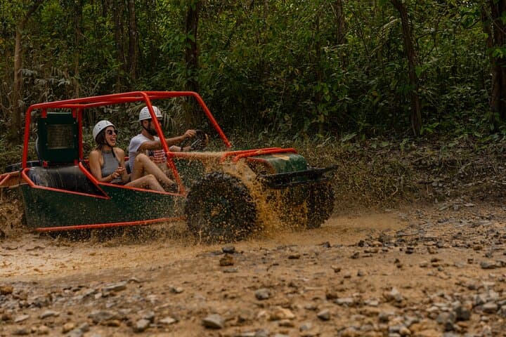 Punta Cana Full Adventure: Zipline, Buggy, Horseback & River Day Trip photo 2