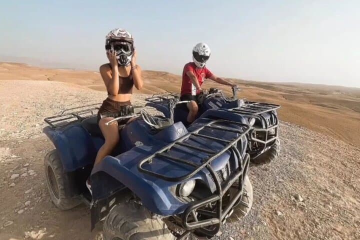Agafay Desert Quad Ride, Argan Visit and Starry Berber Dinner from Marrakech