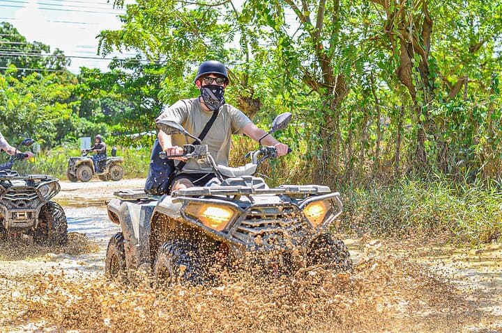 Thrilling Quadricycle ATV Adventure in Punta Cana: Beaches, Caves, and Culture