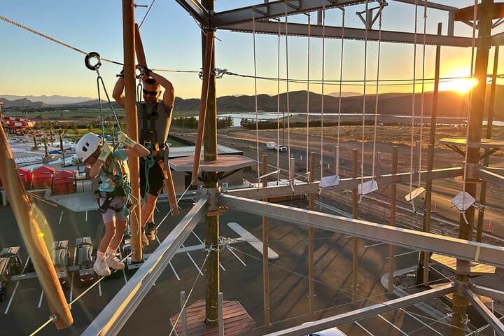 Greater Zion Sunset Adventure Tower Pass — Sunset Ropes Course in St. George photo 3