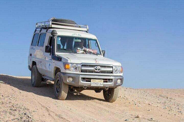 Hurghada Desert Safari: Jeep Ride, Bedouin Dinner, Camel Trek & Stargazing photo 1