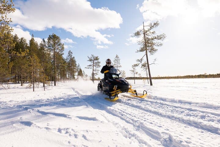 Ranua Snowmobile Safari: 1-Hour Winter Lake Ride in Finnish Lapland photo 2