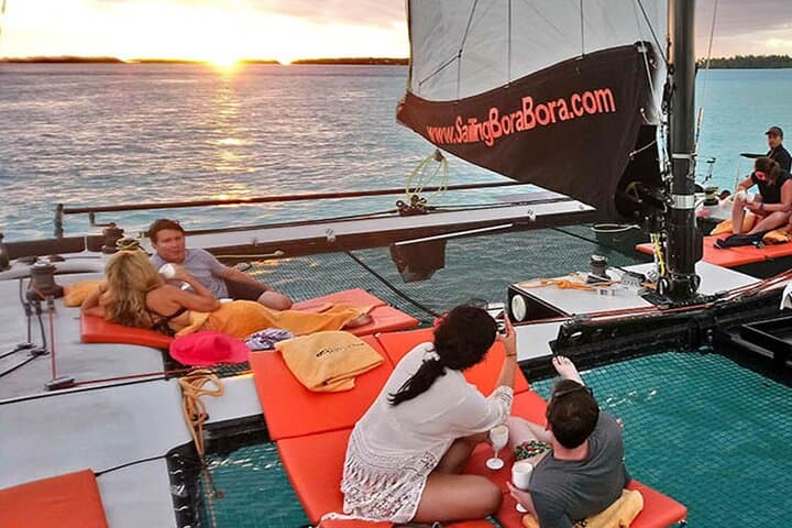 Bora Bora Sunset Catamaran Cruise: Luxury Evening Sail on a 40ft Sport Catamaran photo 6
