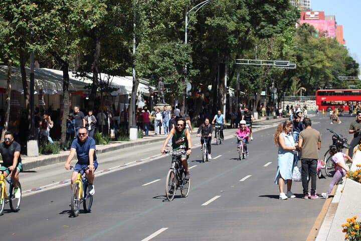 Reforma & Chapultepec Bike Tour with Cable Car and Ferris Wheel photo 2