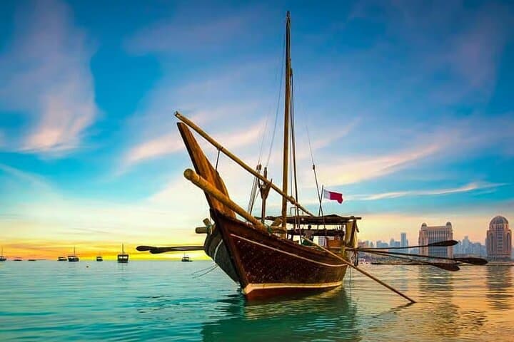 Moonlight Dhow Dinner Cruise on Doha Corniche — Sunset & Skyline photo 2