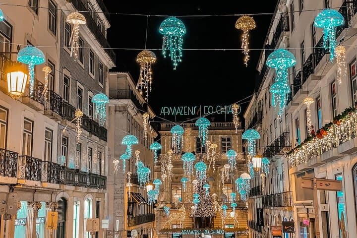 Explore Lisbon Christmas Lights on a Private Eco Tuk Tuk photo 5