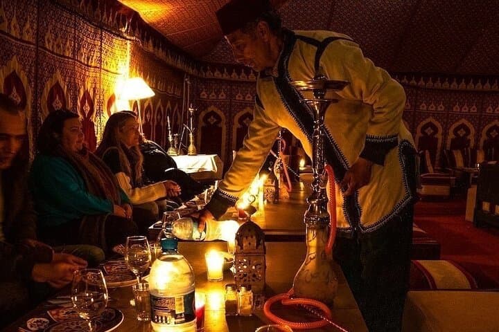 Agafay Desert Sunset Quad Ride, Camel Loop & Dinner Show from Marrakech