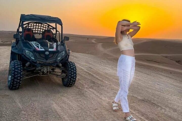Agafay Desert Buggy Adventure, Camel Ride & Dinner Show from Marrakech