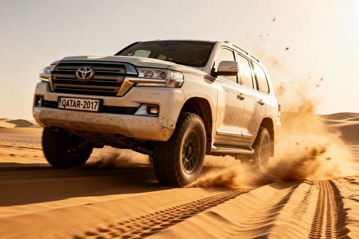 Doha Transit Safari: Dune Bashing, Camel Ride & Inland Sea Day Tour photo 1