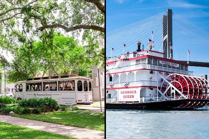 Savannah Land and Sea: Historic Trolley Tour + Riverboat Cruise photo 1