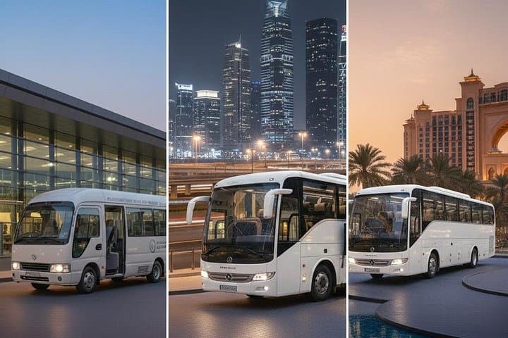 Luxury Group Airport Transfer in Dubai: Private Coach Service from Hotels to DXB photo 3