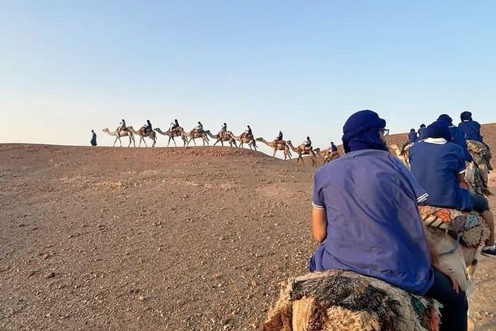 Agafay Desert Evening: Quad Ride, Sunset Camel & Dinner Show from Marrakech