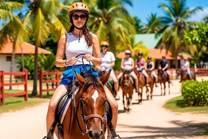 Punta Cana Fun Park Adventure: Dune Buggy, Zipline, Horseback & Macao Beach Combo photo 4