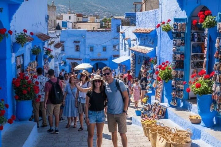 Private Day Trip to Chefchaouen & Tetouan from Tangier — Blue Medina and Andalusian Squares