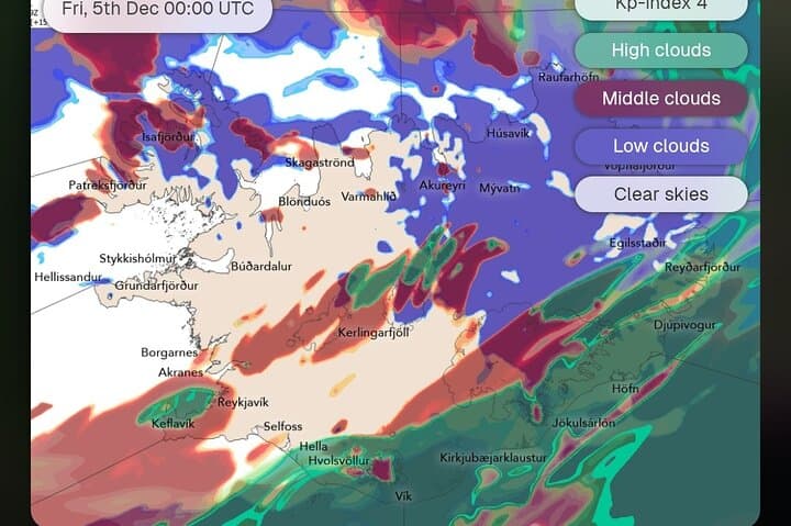 Self-Drive Northern Lights Assistance: 7-Day WhatsApp Aurora Support Across Iceland photo 3