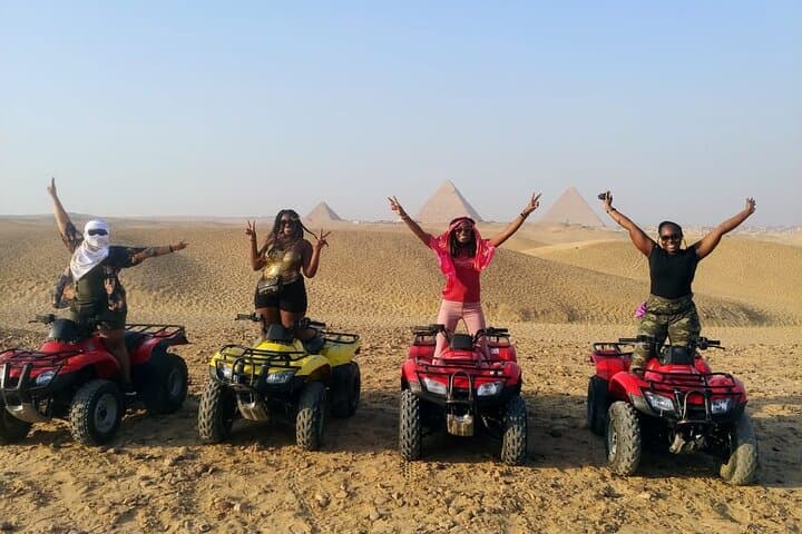 Giza Pyramids Private Excursion: Camel Ride & ATV Quad-Bike Adventure