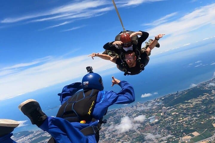 13,000-Foot Tandem Skydive Over Pattaya with Thai Sky Adventures