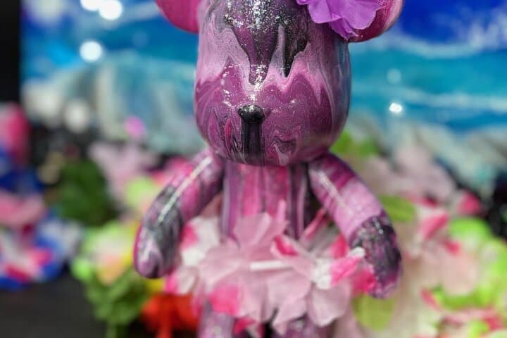 Create a Fluid Bear: 1-Hour Acrylic Pour Workshop in Houston photo 2