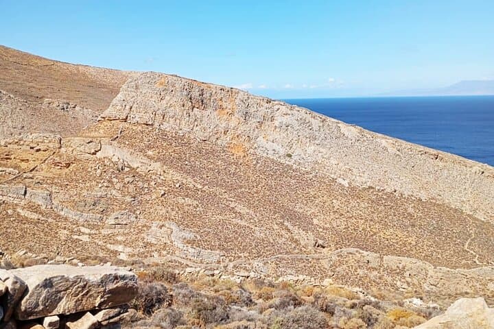 Hike Halandriani and Kastri on Syros: Cycladic Ruins, Coastal Views & Swim Stop