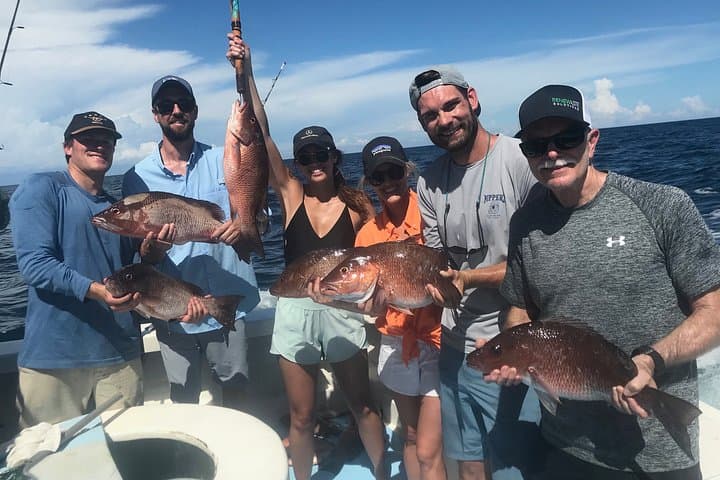 Destin Private 5-Hour Fishing Charter on a 40ft Bertram — Family-Friendly Offshore Trip photo 1