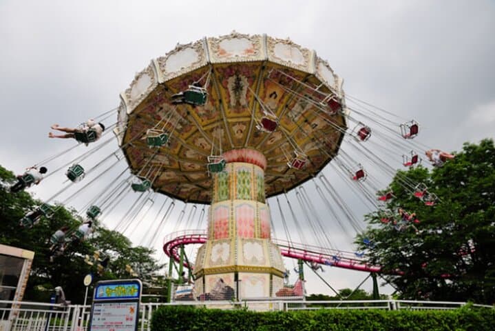 Tokyo Japan Rides Yomiuriland Amusement Park Tokyo — Rides, Sakura Promenade & Giant ...