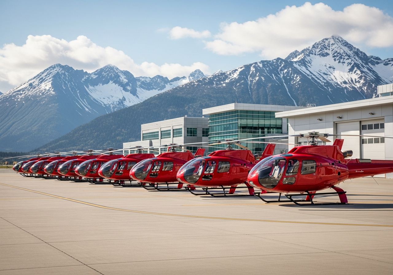 Alaska Helicopter Tours fleet